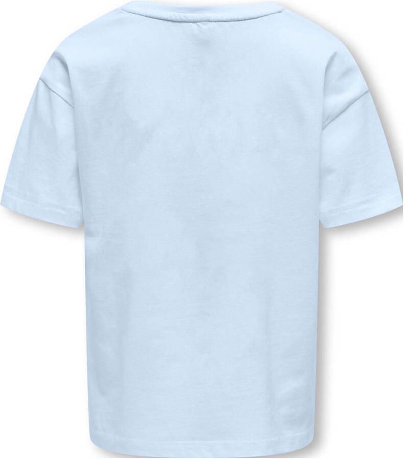 ONLY KIDS GIRL T-shirt lichtblauw