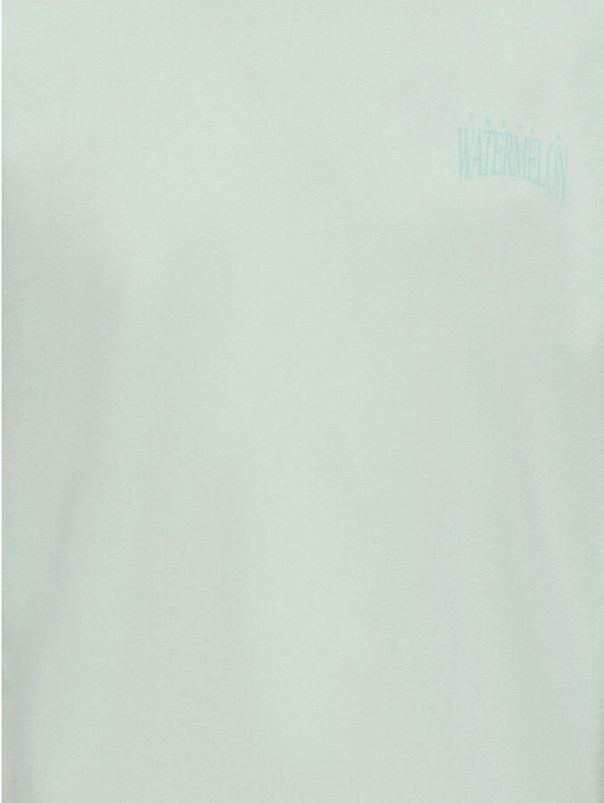 ONLY KIDS GIRL T-shirt met backprint groen - Foto 3