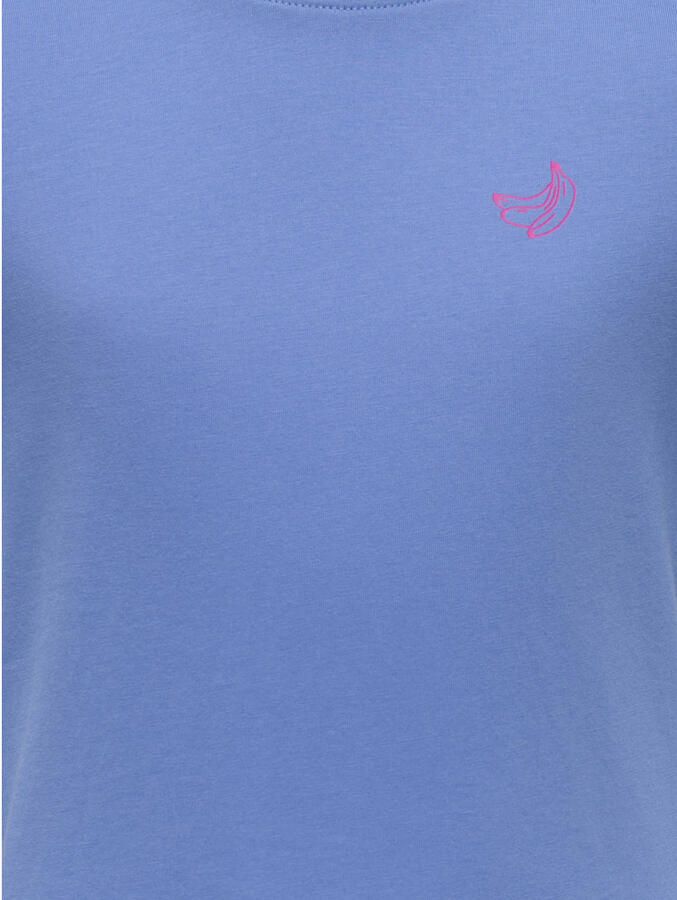 ONLY KIDS GIRL T-shirt met backprint hemelsblauw - Foto 2