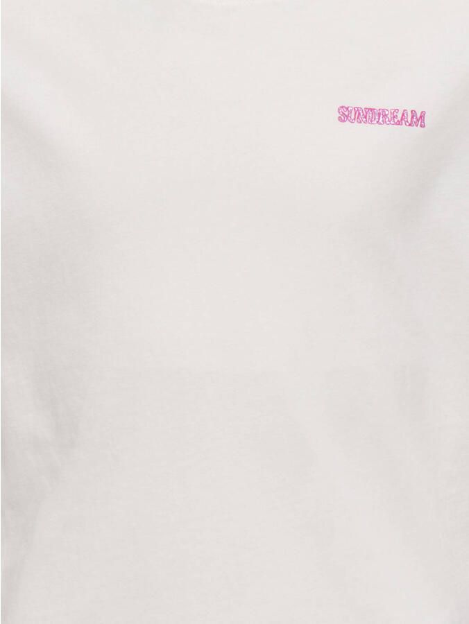 ONLY KIDS GIRL T-shirt met backprint wit - Foto 3
