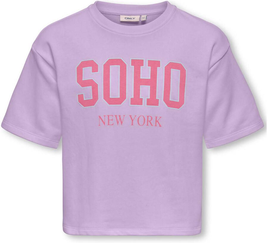 ONLY KIDS GIRL T-shirt paars