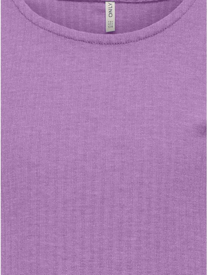 Only Regular fit T-shirt met zoom met ruches model 'NELLA'