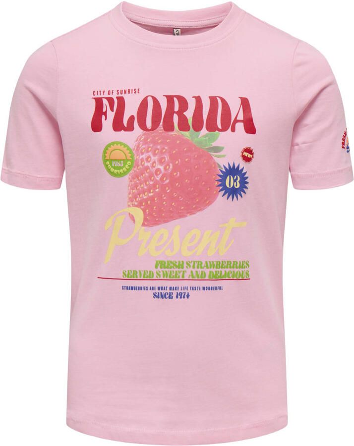 ONLY KIDS GIRL T-shirt roze