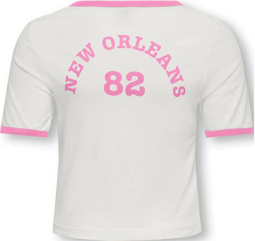 ONLY KIDS GIRL T-shirt wit - Foto 2