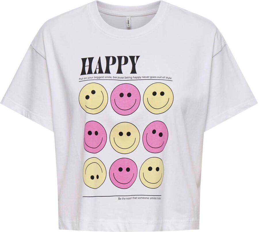 Kids Only T-shirt Korte Mouw Annbel-smile