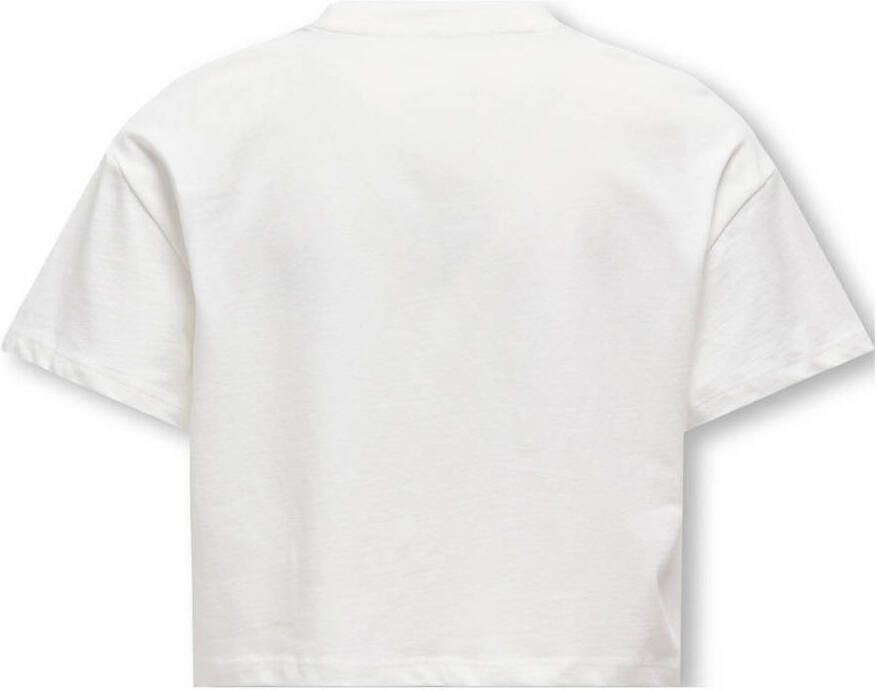 ONLY KIDS GIRL T-shirt wit blauw - Foto 3