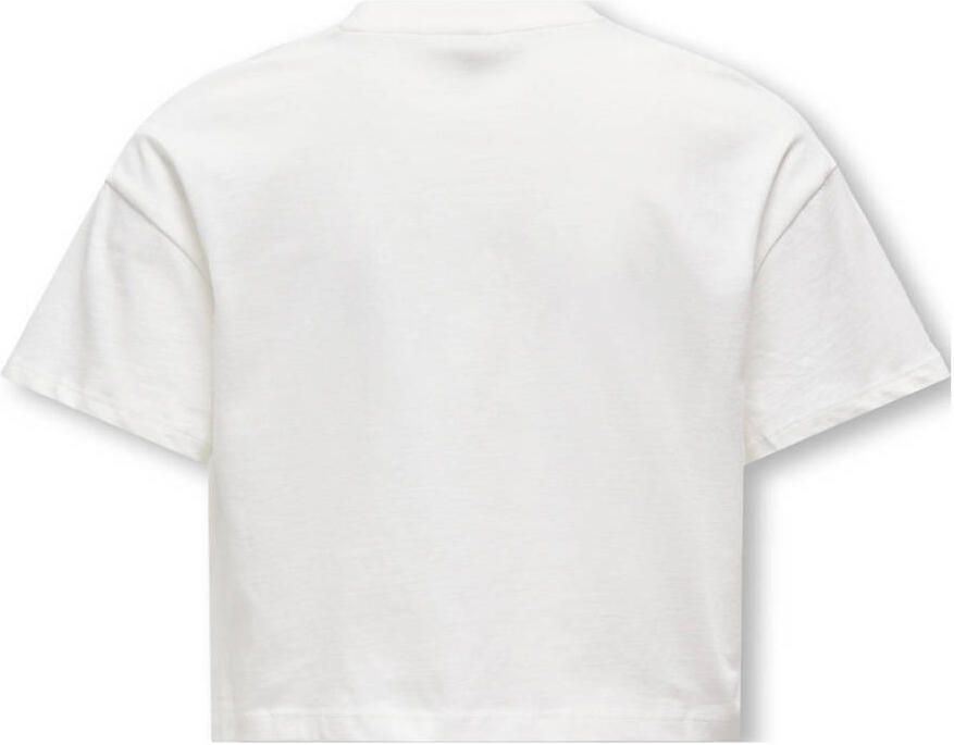ONLY KIDS GIRL T-shirt wit rood - Foto 3
