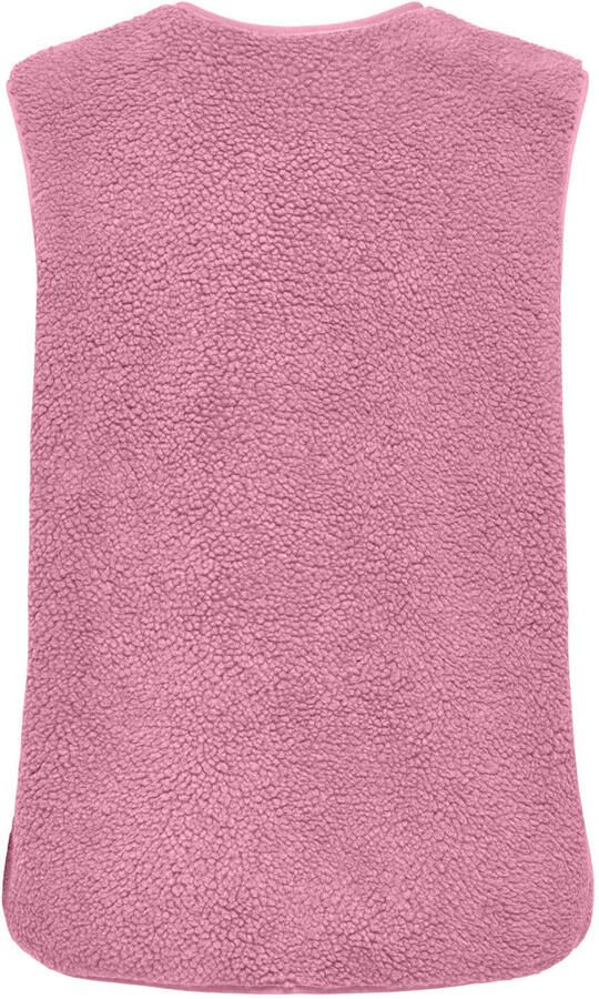 ONLY KIDS GIRL teddy gilet roze