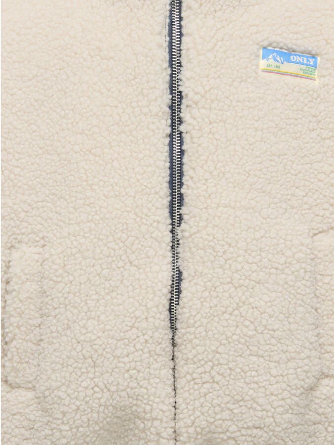 ONLY KIDS GIRL teddy winterjas donkerblauw - Foto 2