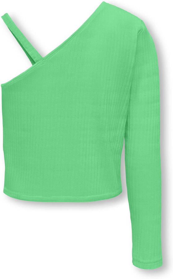 Only KIDS GIRL top KOGNELLA felgroen Meisjes Polyester V-hals Effen 122 128 - Foto 2