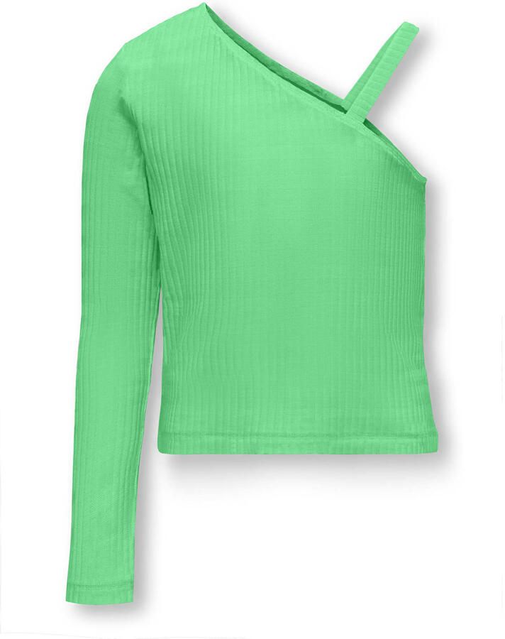 Only KIDS GIRL top KOGNELLA felgroen Meisjes Polyester V-hals Effen 122 128