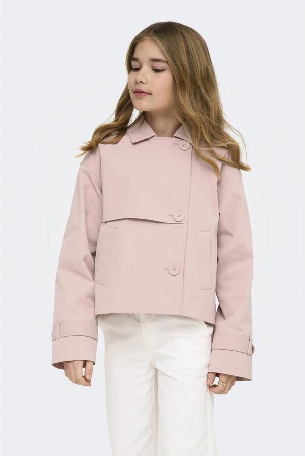 ONLY KIDS GIRL trenchcoat lichtroze