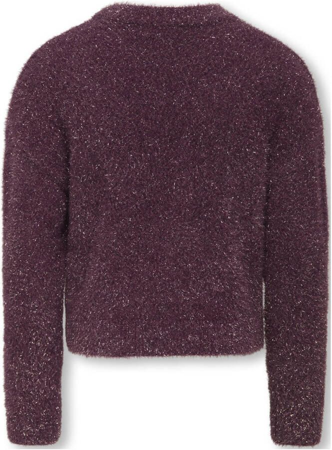 Only Regular fit gebreide pullover met glitterlook model 'PIUMO GLITTER'