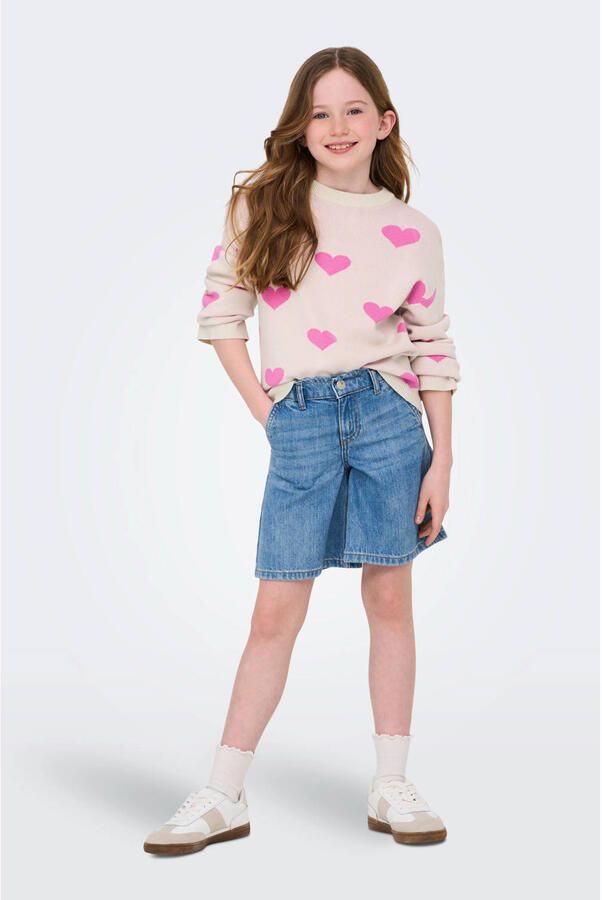 KIDS ONLY Trui met ronde hals KOGMONTANA LS JQ LOOSE O-NECK CP KNT - Foto 3