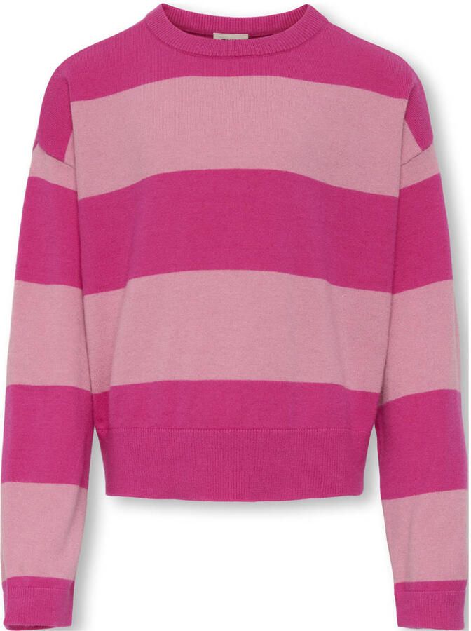 ONLY KIDS GIRL trui fuchsia fijn gebreid - Foto 2