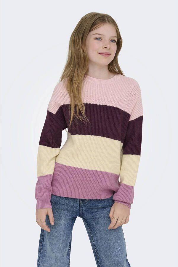 Only Regular fit gebreide pullover van viscosemix model 'SANDY'