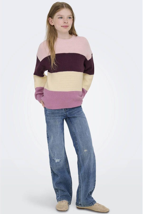 Only Regular fit gebreide pullover van viscosemix model 'SANDY' - Foto 2