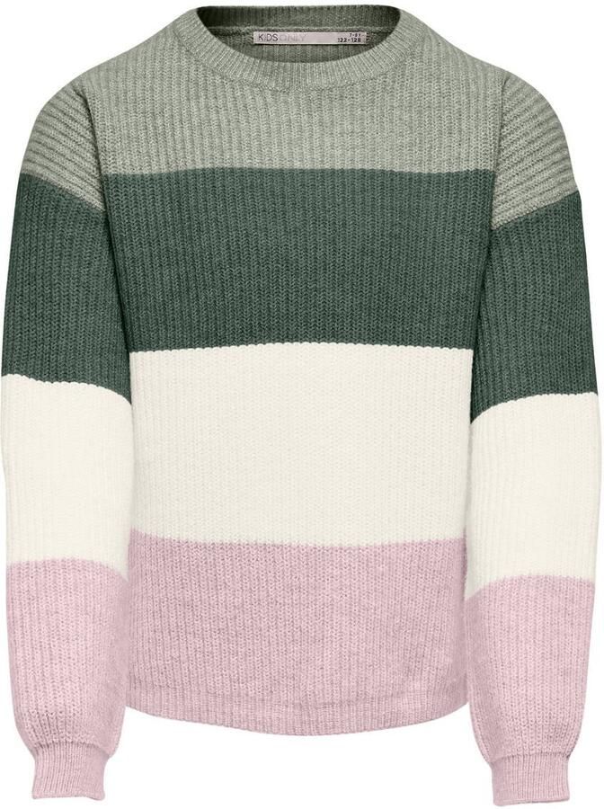 KIDS ONLY Gebreide trui KOGSANDY L S STRIPE PULLOVER KNT NOOS - Foto 3