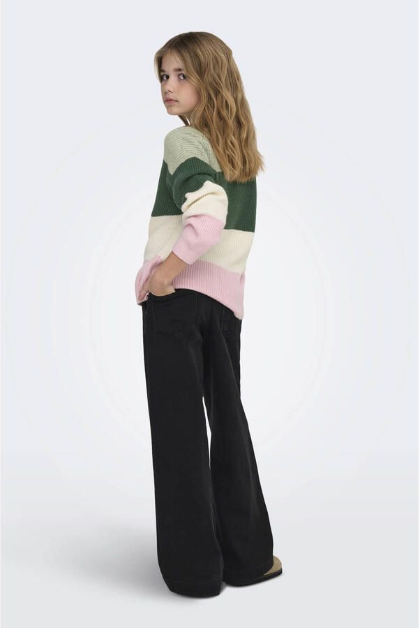 KIDS ONLY Gebreide trui KOGSANDY L S STRIPE PULLOVER KNT NOOS