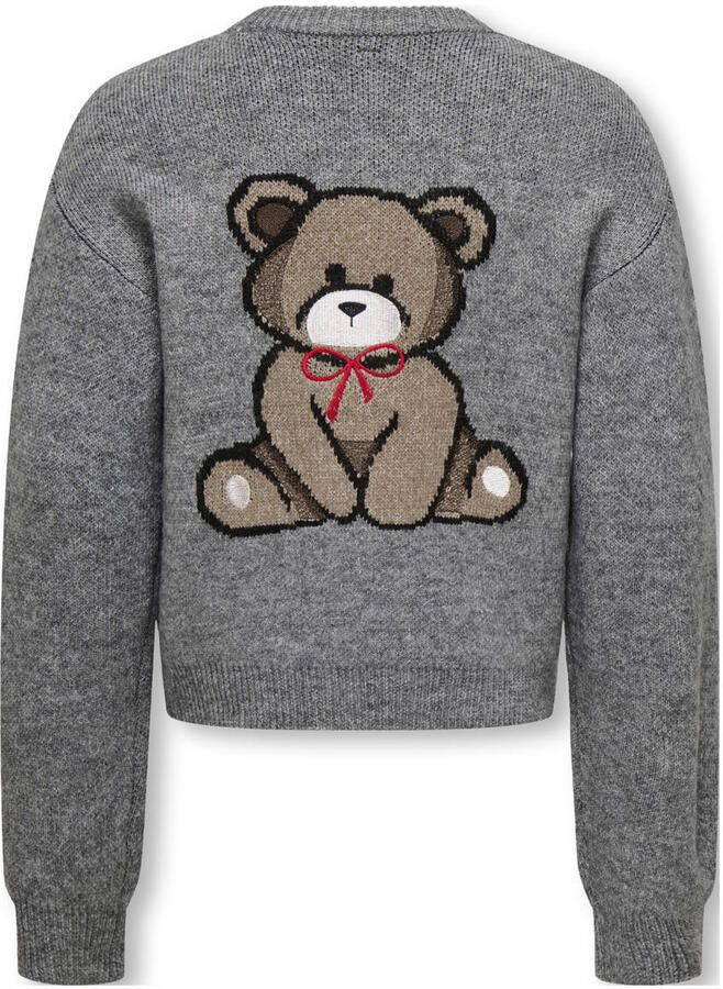 Only Regular fit gebreide pullover met motiefstitching model 'TEDDY' - Foto 3