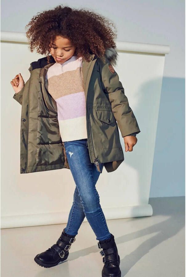 Only Regular fit gebreide pullover met extra brede schouders model 'SANDY'