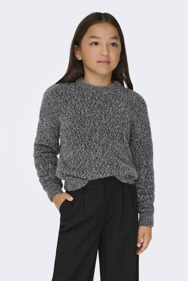 Only Regular fit gebreide pullover met glitterlook model 'PIUMO GLITTER'