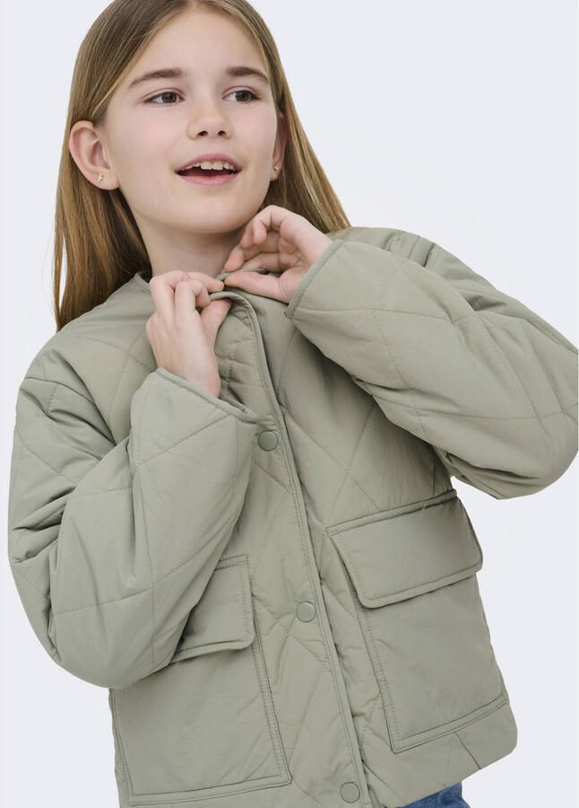 Only Oversized gewatteerd jack met opgestikte zijzakken model 'ROSALINA' - Foto 3