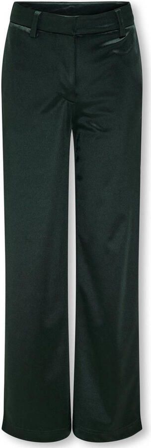 ONLY KIDS GIRL wide leg broek KOGANNA donkergroen - Foto 1