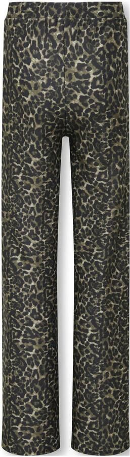 ONLY KIDS GIRL wide leg casual broek bruin - Foto 1