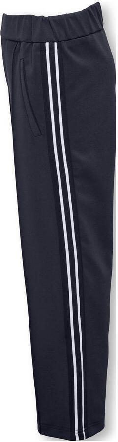 ONLY KIDS GIRL wide leg casual broek donkerblauw