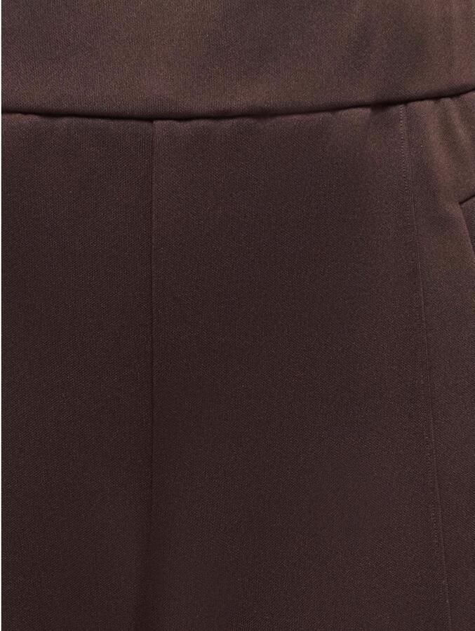 ONLY KIDS GIRL wide leg casual broek donkerbruin - Foto 2