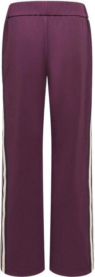 ONLY KIDS GIRL wide leg casual broek donkerpaars - Foto 3