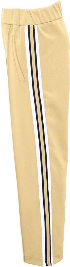 ONLY KIDS GIRL wide leg casual broek lichtgeel - Foto 3