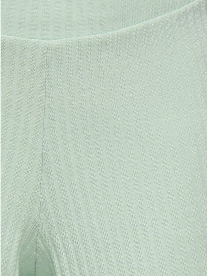 ONLY KIDS GIRL Wide leg casual broek lichtgroen