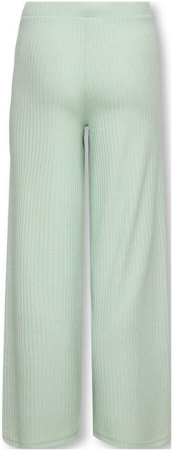 ONLY KIDS GIRL Wide leg casual broek lichtgroen - Foto 2