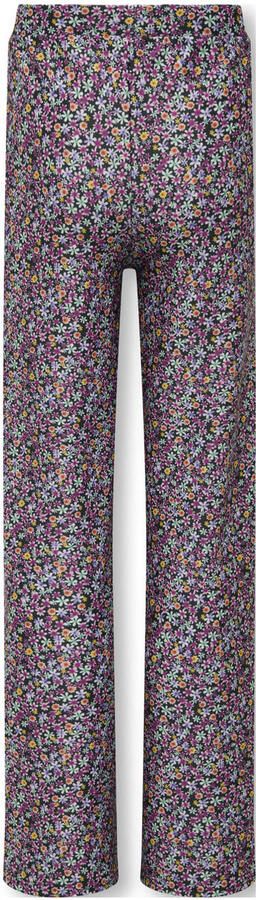 ONLY KIDS GIRL wide leg casual broek paars - Foto 3