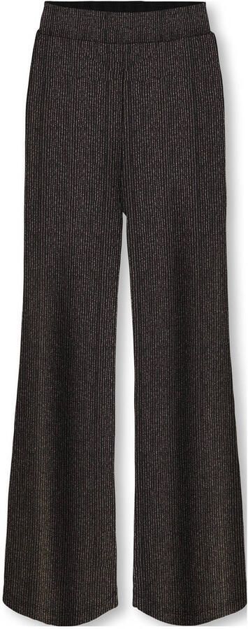 ONLY KIDS GIRL wide leg casual broek zwart roze