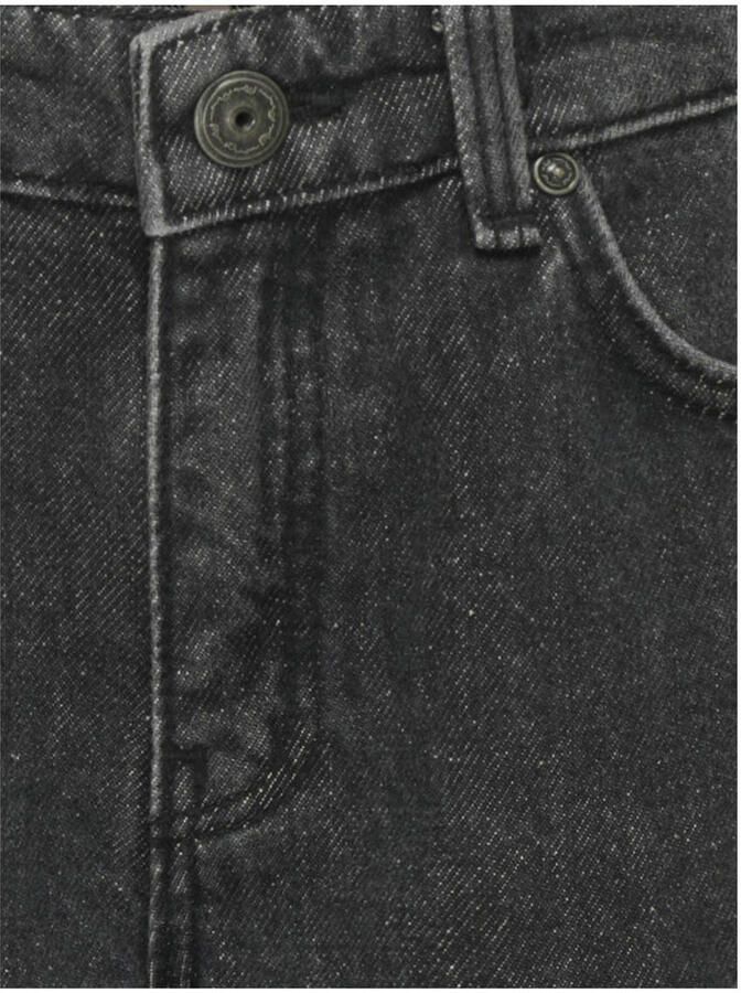 ONLY KIDS GIRL wide leg high waist wide leg jeans black denim - Foto 2