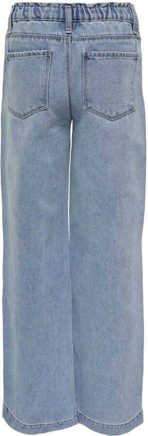 Only KIDS GIRL wide leg jeans KOGCOMET light blue denim Blauw Meisjes Sweat 116 - Foto 2