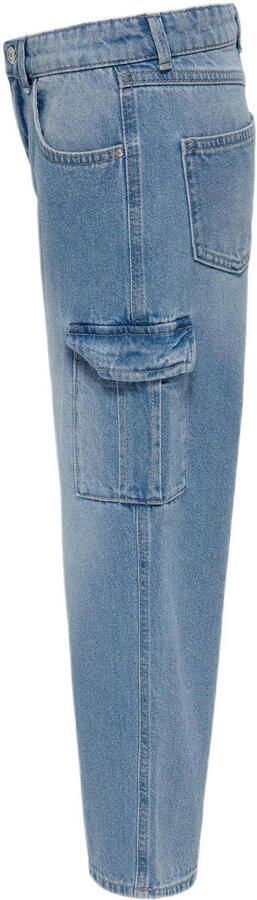 Only KIDS GIRL wide leg jeans KOGHARMONY light blue denim Blauw Effen 128 - Foto 2