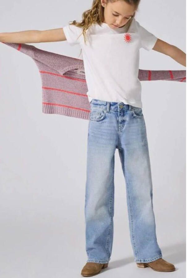 KIDS ONLY Wijde jeans KOGMADISON BLUSH WIDE LBD DNM NOOS