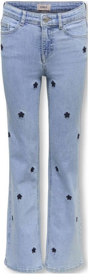 ONLY KIDS GIRL wide leg jeans light blue denim