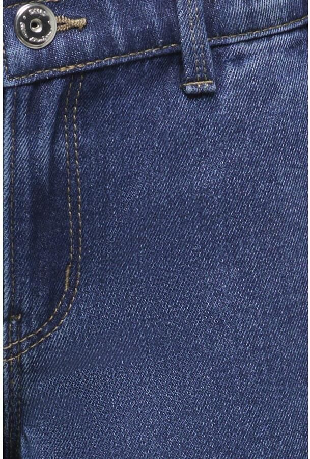 ONLY KIDS GIRL wide leg jeans medium blue denim Blauw Effen - Foto 2
