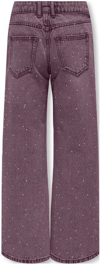 ONLY KIDS GIRL wide leg jeans paars - Foto 2