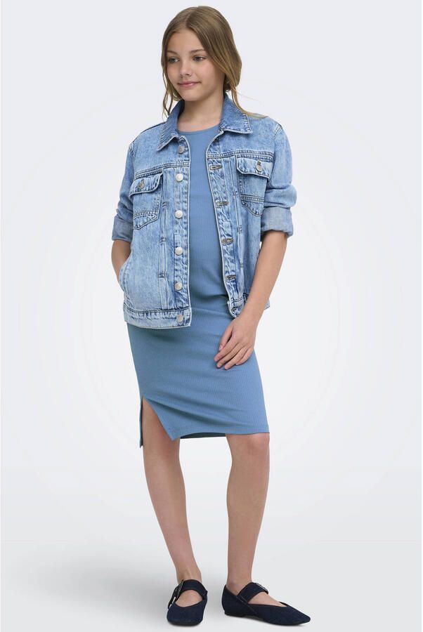 ONLY KIDS GIRL zomerjurk blauw