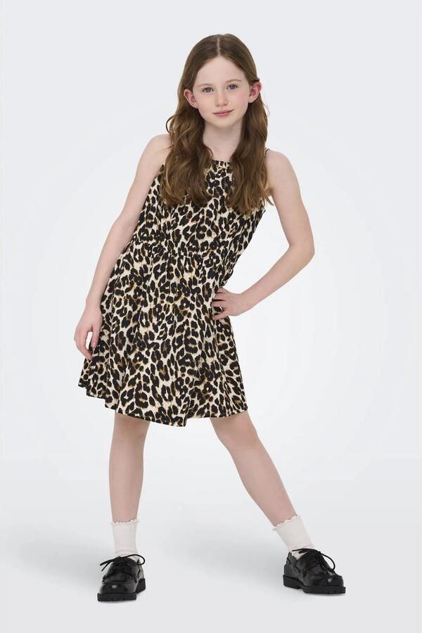 Only Getailleerde mini-jurk met all-over motief model 'CLARA' - Foto 3