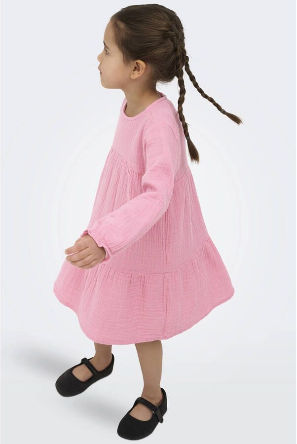 ONLY KIDS MINI A-lijn jurk roze - Foto 2