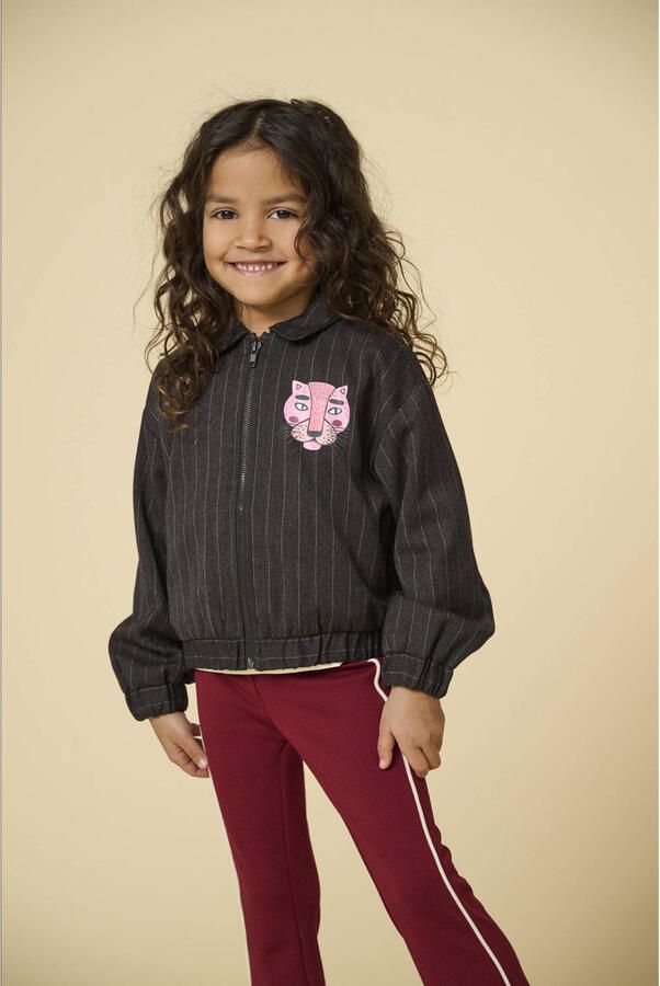 ONLY KIDS MINI flared legging donkerrood