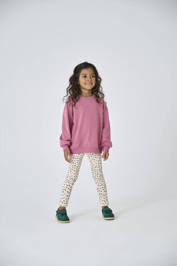ONLY KIDS MINI gebloemde legging beige