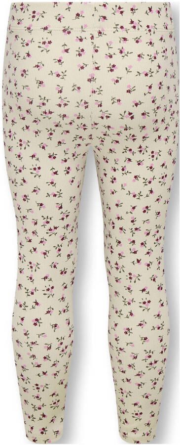 ONLY KIDS MINI gebloemde legging beige - Foto 3